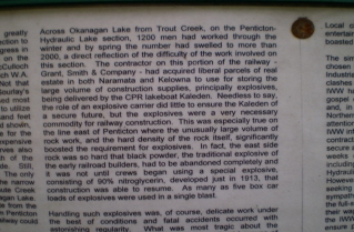 KVR history, Kettle Valley Railway Naramata Section, 2010-08.